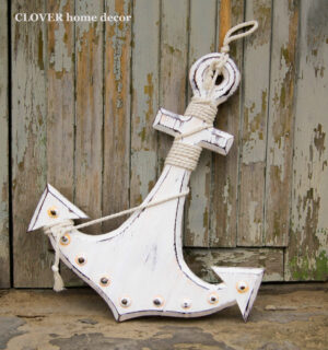 Якір дерев'яний у вінтажному стилі