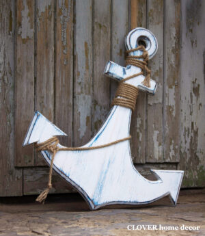 Якір дерев'яний у вінтажному стилі