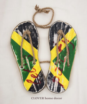 Дерев'яні декоративні шльопанці (сланці)