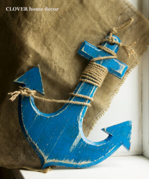 Якір дерев'яний у вінтажному стилі